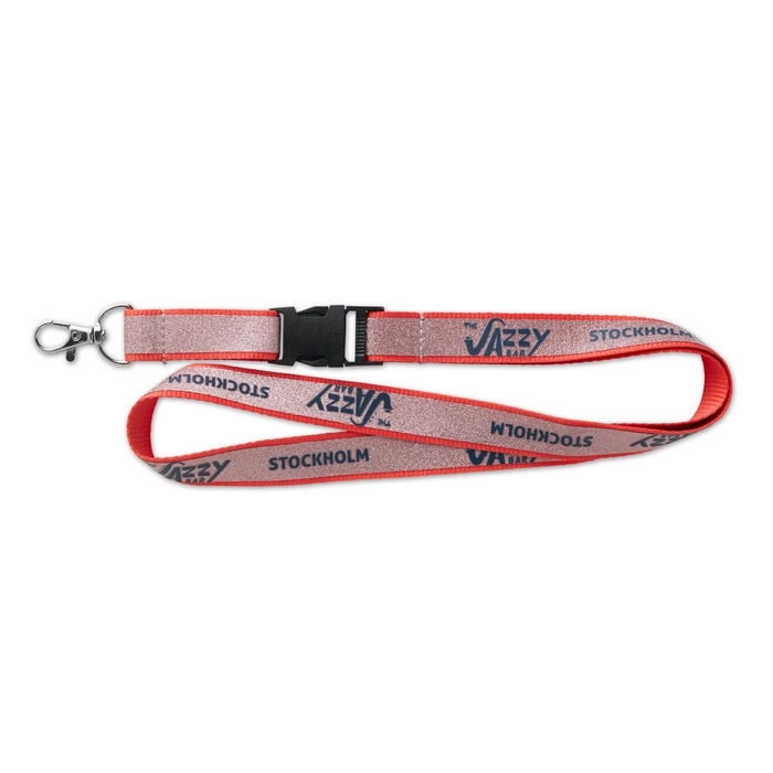 Lanyard personalizado purpurina